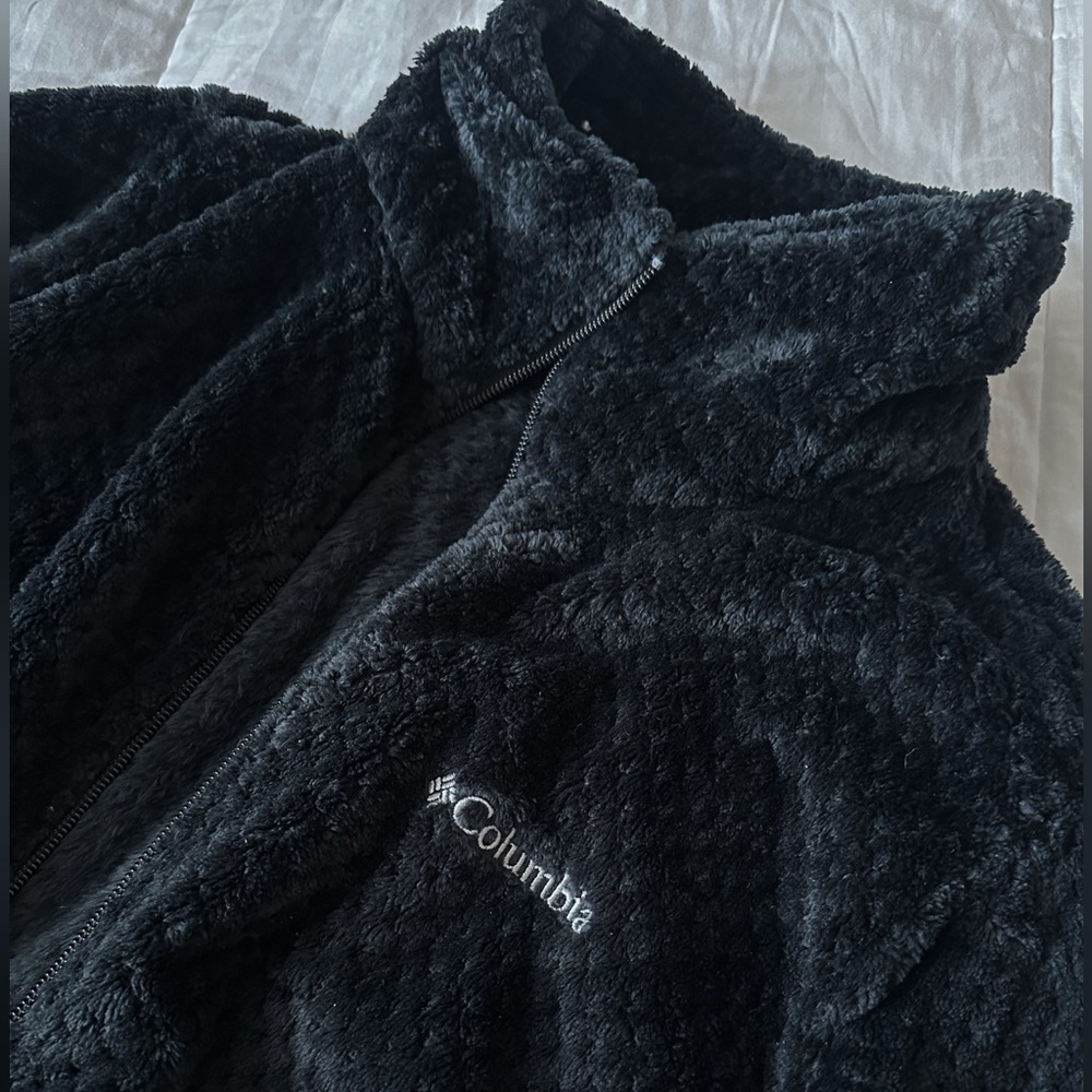 Black Columbia Sherpa Zip Up
